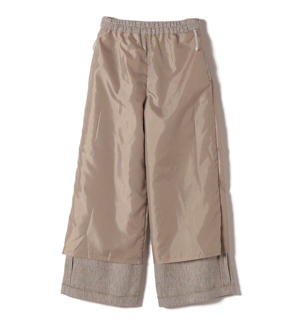 SHIPS Colors 「SHIPS Colors:〈手洗い可能〉カラー ミックス ツイード ボタン ワイドパンツ◇」|その他|