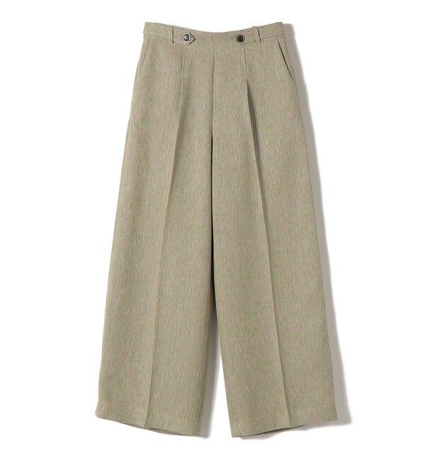 SHIPS Colors 「SHIPS Colors:〈手洗い可能〉カラー ミックス ツイード ボタン ワイドパンツ◇」|その他|