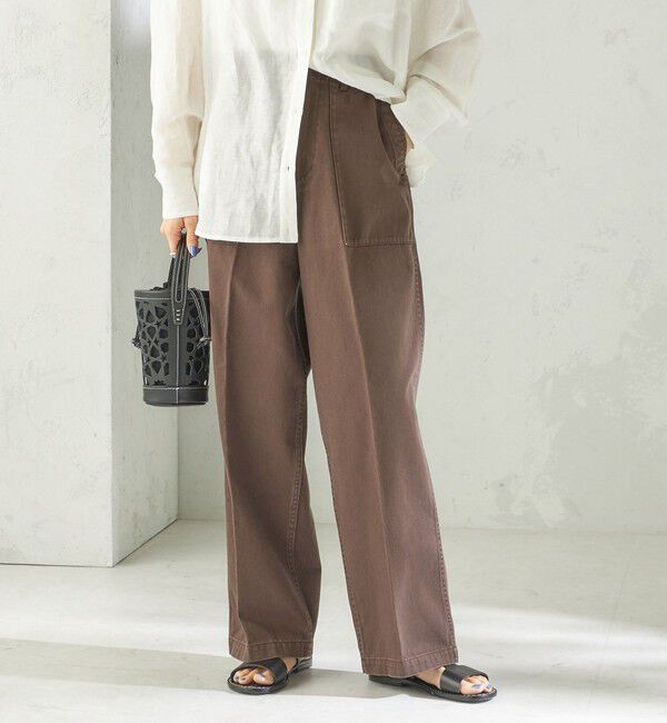 SHIPS for women「《予約》NINE CASE:〈洗濯機可能〉ベイカー パンツ」|その他|