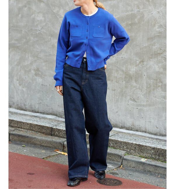 OUTDOOR PRODUCTS Usual Things「コットンスムースポケットコンパクトカーディガン」|カーディガン|