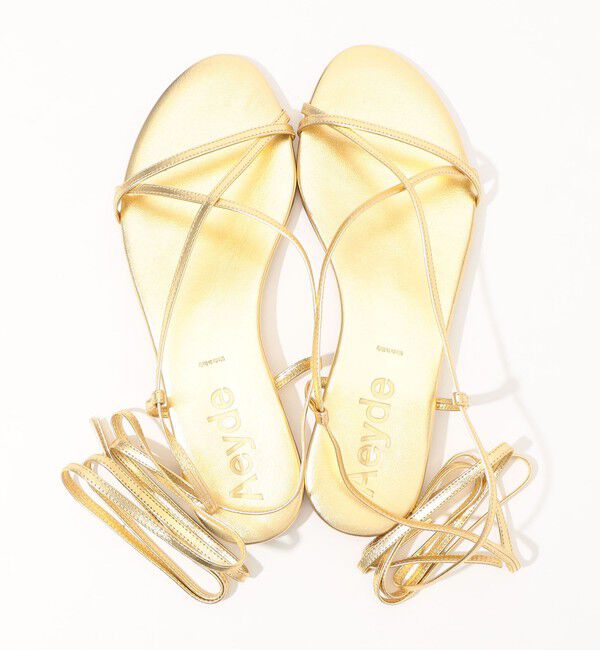 TOMORROWLAND GOODS「Aeyde PENNY レースアップサンダル」|サンダル|