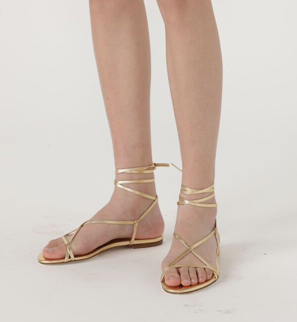 TOMORROWLAND GOODS「Aeyde PENNY レースアップサンダル」|サンダル|