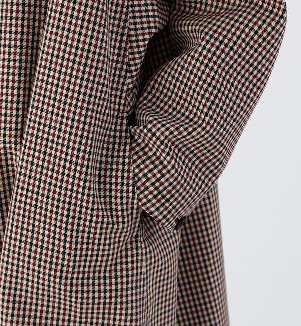 CABaN「ウールギャバジン ガンクラブチェックスタンドカラーコート」|その他|