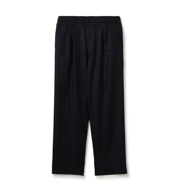 GALERIE VIE「ライトフラノストレッチ タックイージーパンツ」|その他|66 ダークブルー系