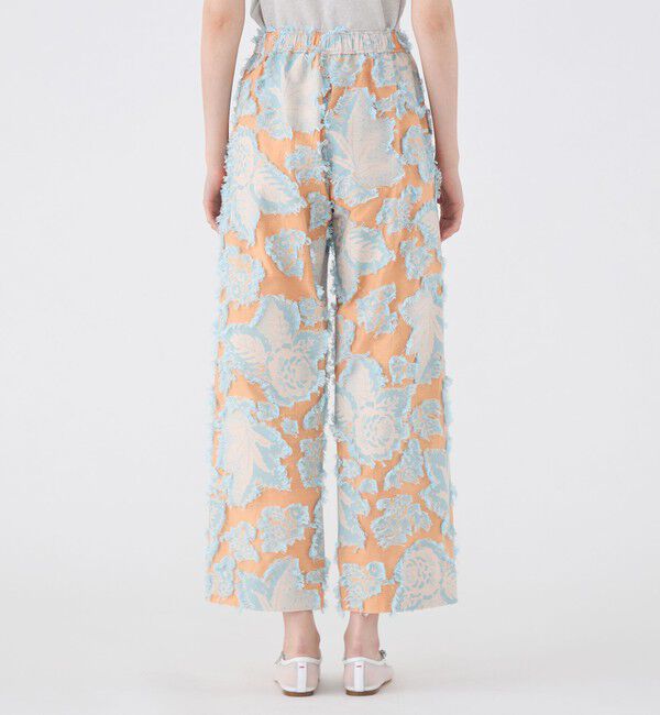 SOULEIADO「カットジャカード ストレートパンツ」|その他|