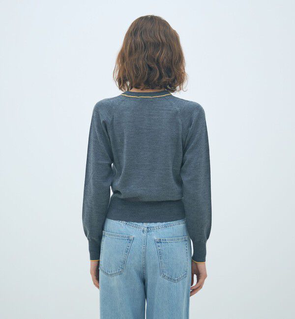 MACPHEE「プレーンウール クルーネックプルオーバー」|ニット・セーター|