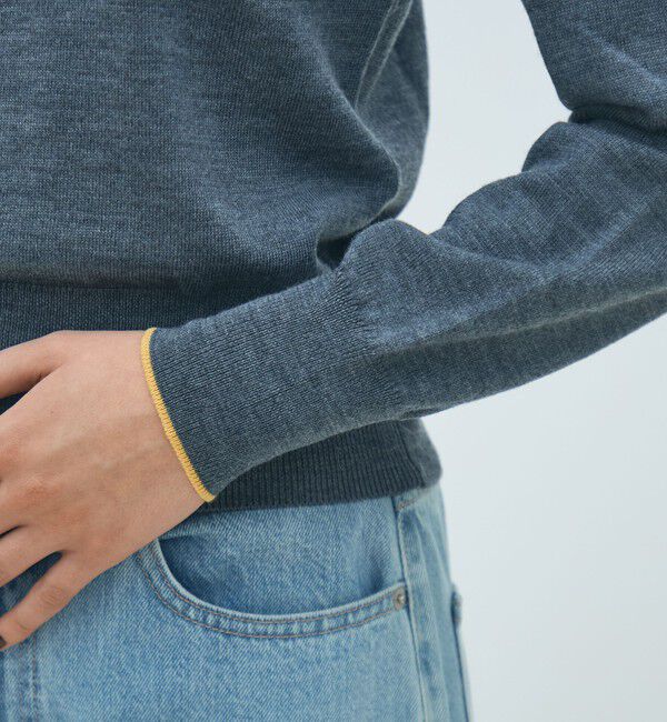 MACPHEE「プレーンウール クルーネックプルオーバー」|ニット・セーター|