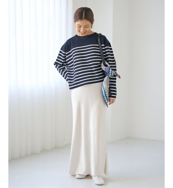 IENA「《追加10》ダブルサテンスカート」|スカート|