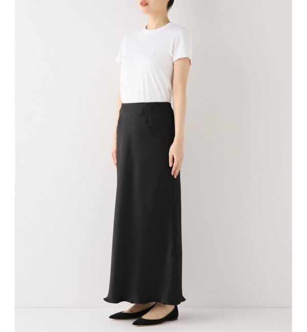 IENA「《追加10》ダブルサテンスカート」|スカート|