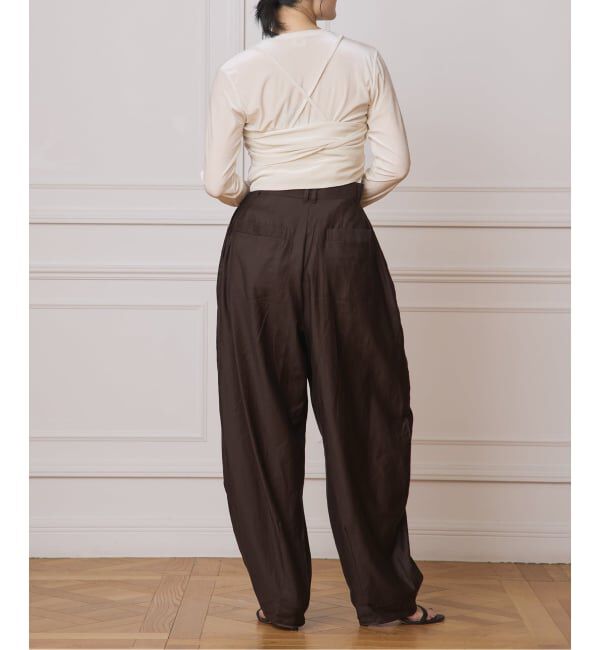 IENA LA BOUCLE「IENA LA BOUCLE トリアセベロアキャミソール」|キャミソール|