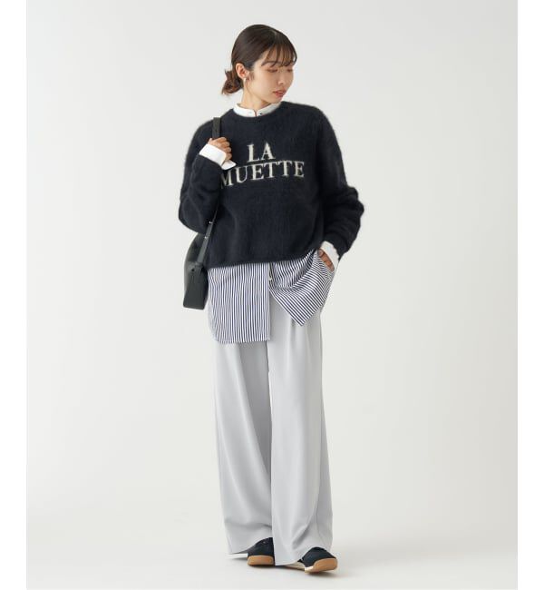 IENA「ウォッシャブル アセテートツイルタックパンツ」|その他|