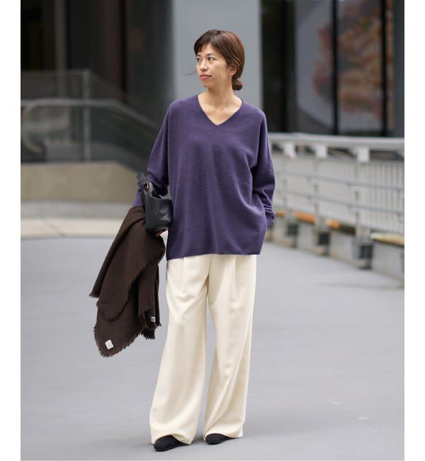 IENA「ウォッシャブル アセテートツイルタックパンツ」|その他|