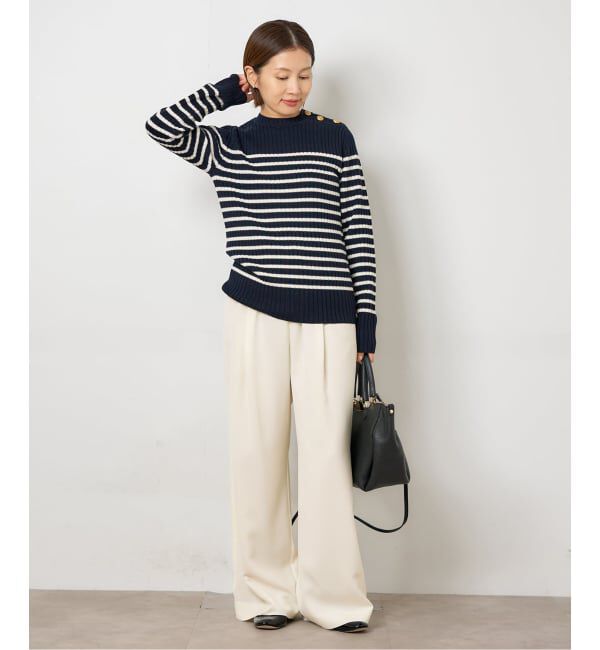 IENA「ウォッシャブル アセテートツイルタックパンツ」|その他|