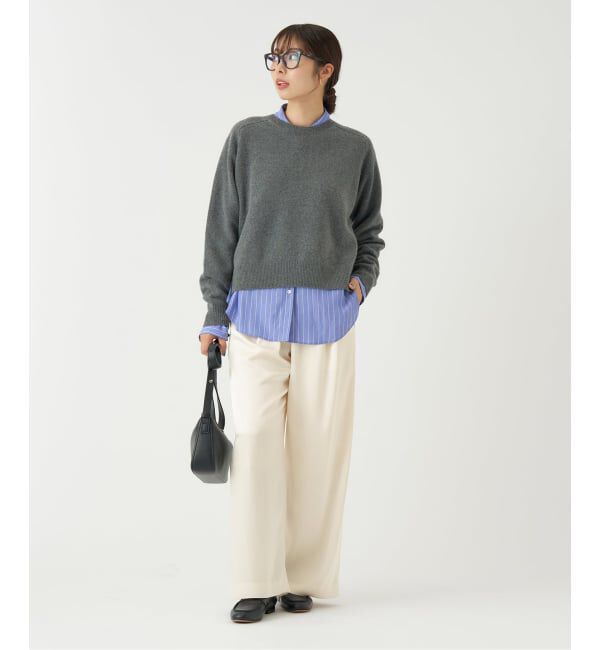 IENA「ウォッシャブル アセテートツイルタックパンツ」|その他|