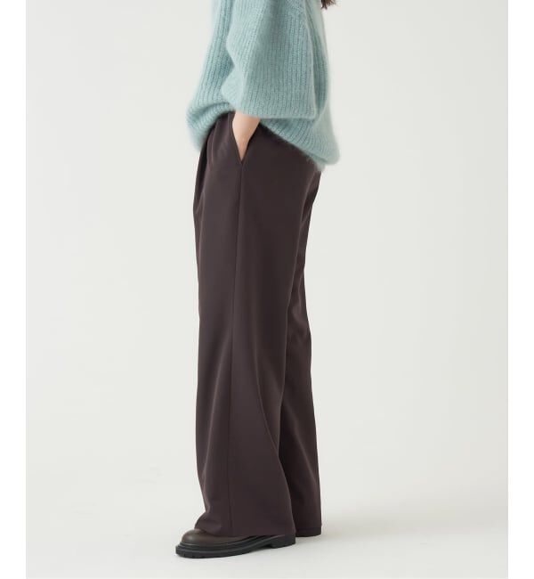 IENA「ウォッシャブル アセテートツイルタックパンツ」|その他|