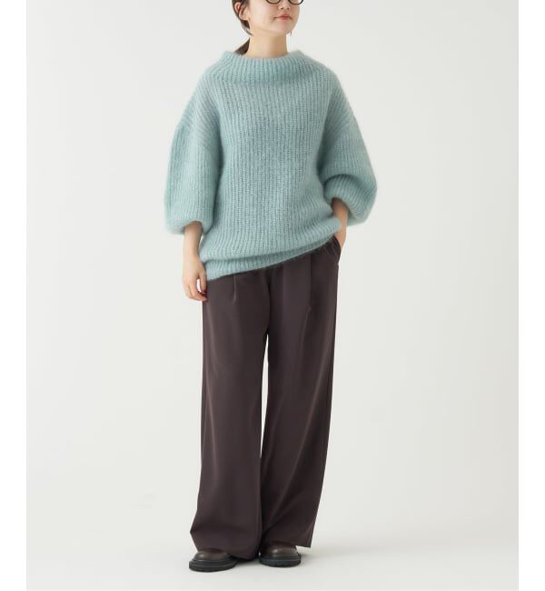 IENA「ウォッシャブル アセテートツイルタックパンツ」|その他|