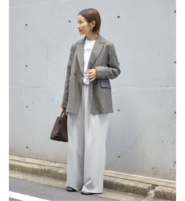 IENA「ウォッシャブル アセテートツイルタックパンツ」|その他|