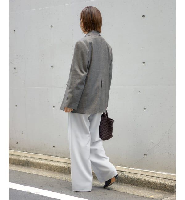 IENA「ウォッシャブル アセテートツイルタックパンツ」|その他|