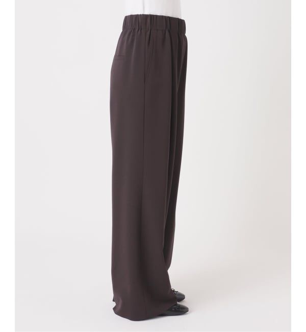 IENA「ウォッシャブル アセテートツイルタックパンツ」|その他|