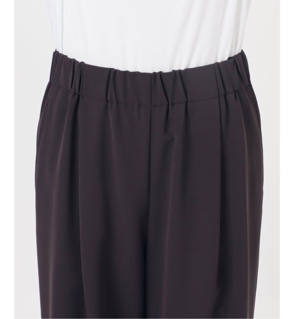 IENA「ウォッシャブル アセテートツイルタックパンツ」|その他|