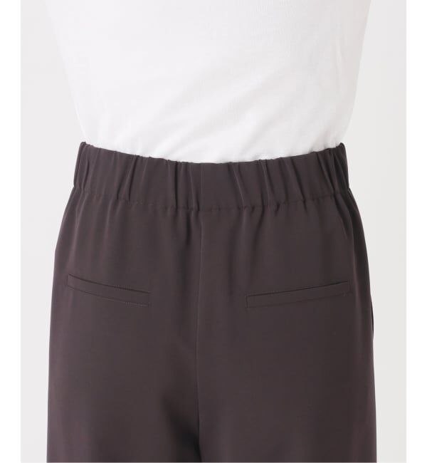 IENA「ウォッシャブル アセテートツイルタックパンツ」|その他|