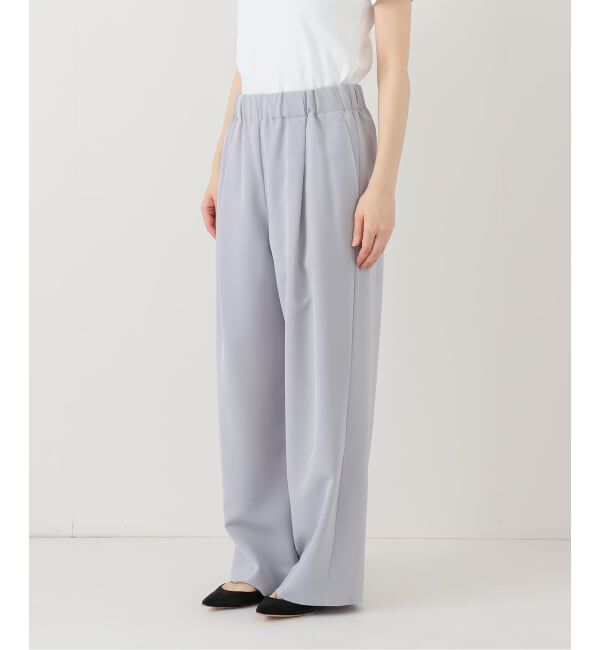 IENA「ウォッシャブル アセテートツイルタックパンツ」|その他|