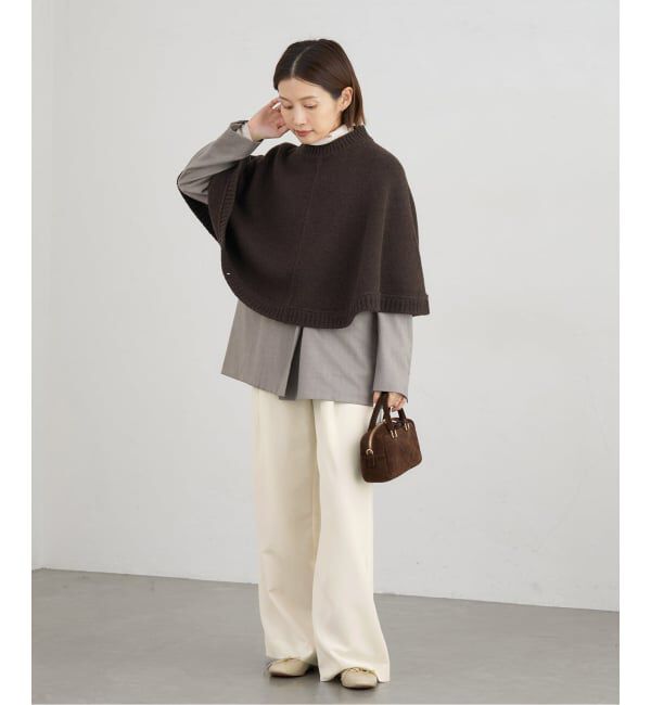 IENA「ウォッシャブル アセテートツイルタックパンツ」|その他|