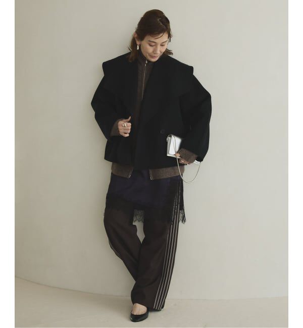VERMEIL par iena「side line tuck パンツ」|その他|
