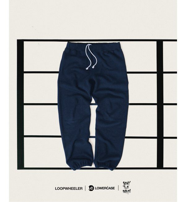 EDIFICE「【LOOPWHEELER for LOWERCASE &times; POGGYTHEMAN】別注 スウェットパンツ」|その他|ネイビー