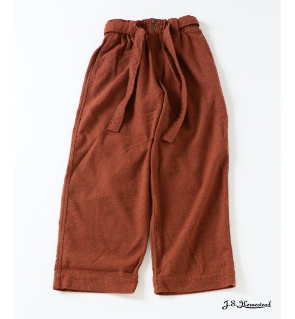 J.S.Homestead「J.S.Homestead / トップ ツイード JUDO パンツ」|その他|レッド