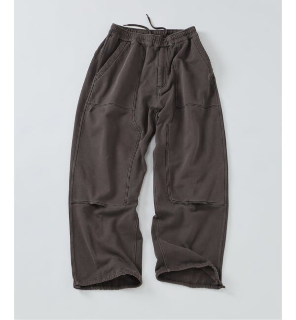 JOURNAL STANDARD relume「ループスウェット ダブルニー イージーパンツ」|その他|ブラウン