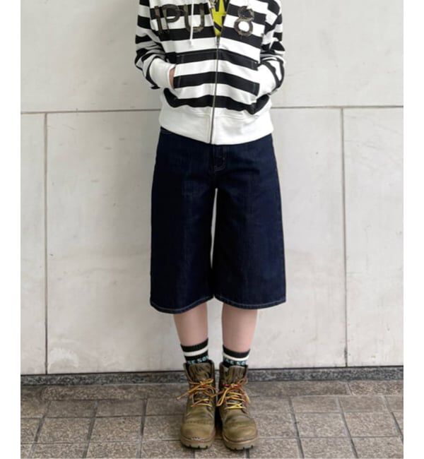 Oriens JOURNAL STANDARD「《追加3》ルーズデニムハーフパンツ」|その他|ネイビー