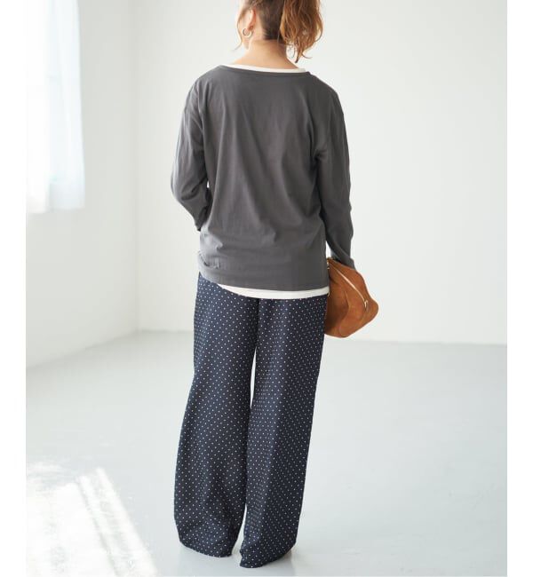Spick and Span「《予約》ドットツイルイージーパンツ」|その他|