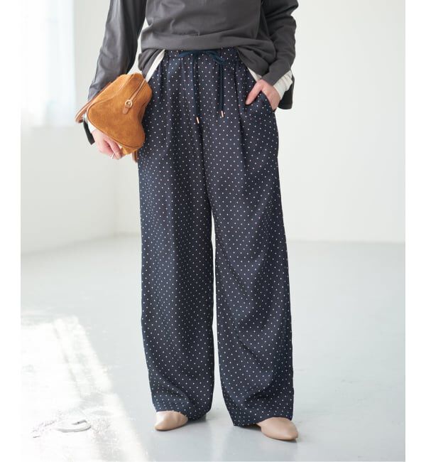 Spick and Span「《予約》ドットツイルイージーパンツ」|その他|