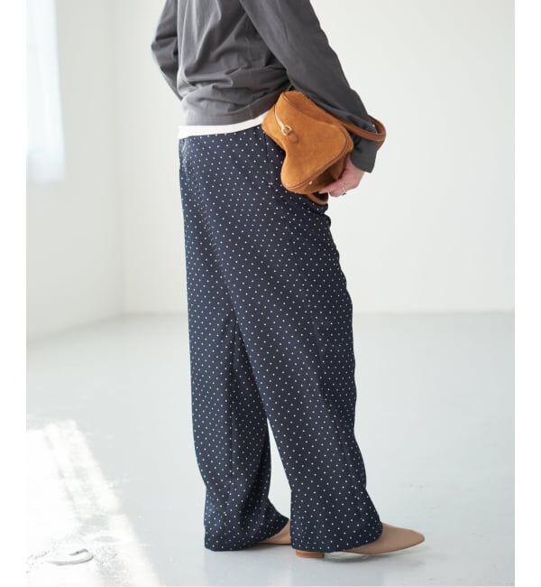 Spick and Span「《予約》ドットツイルイージーパンツ」|その他|