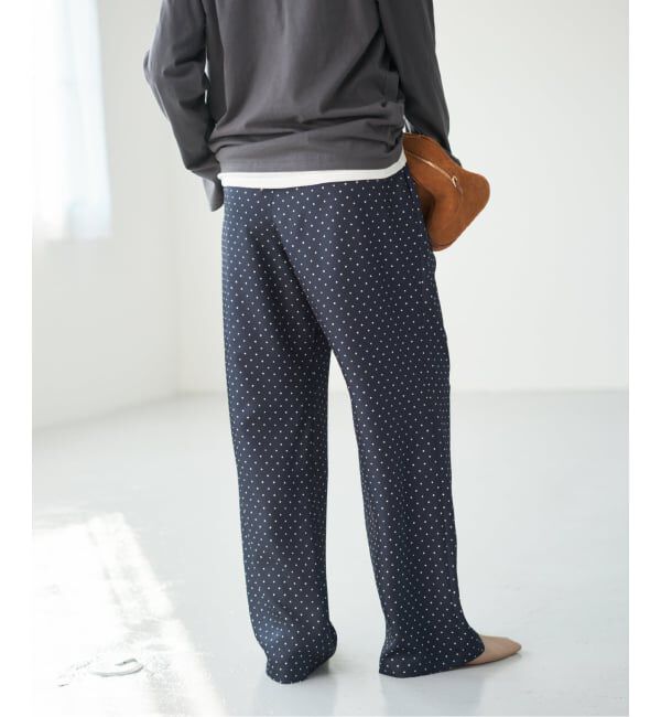 Spick and Span「《予約》ドットツイルイージーパンツ」|その他|