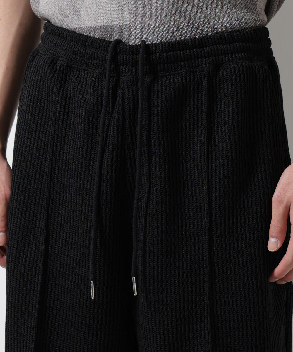 nano･universe「ジャガードニットソーショートパンツ（セットアップ可）」|チノ|