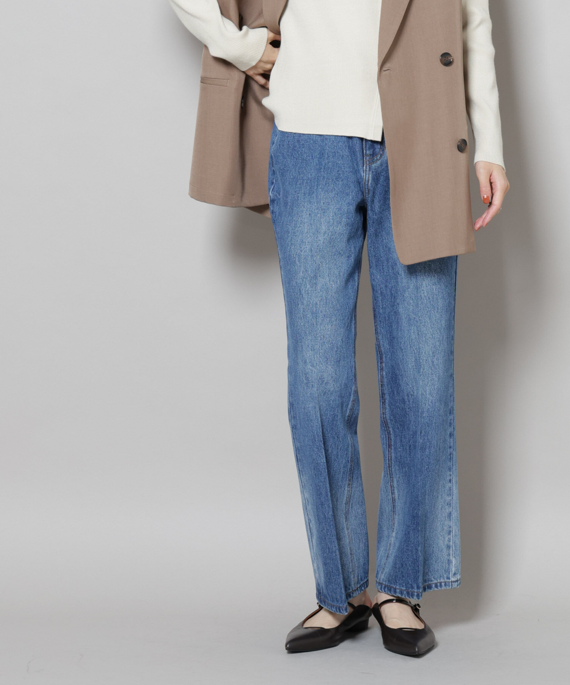 nano･universe「センタープレスデニム」|チノ|