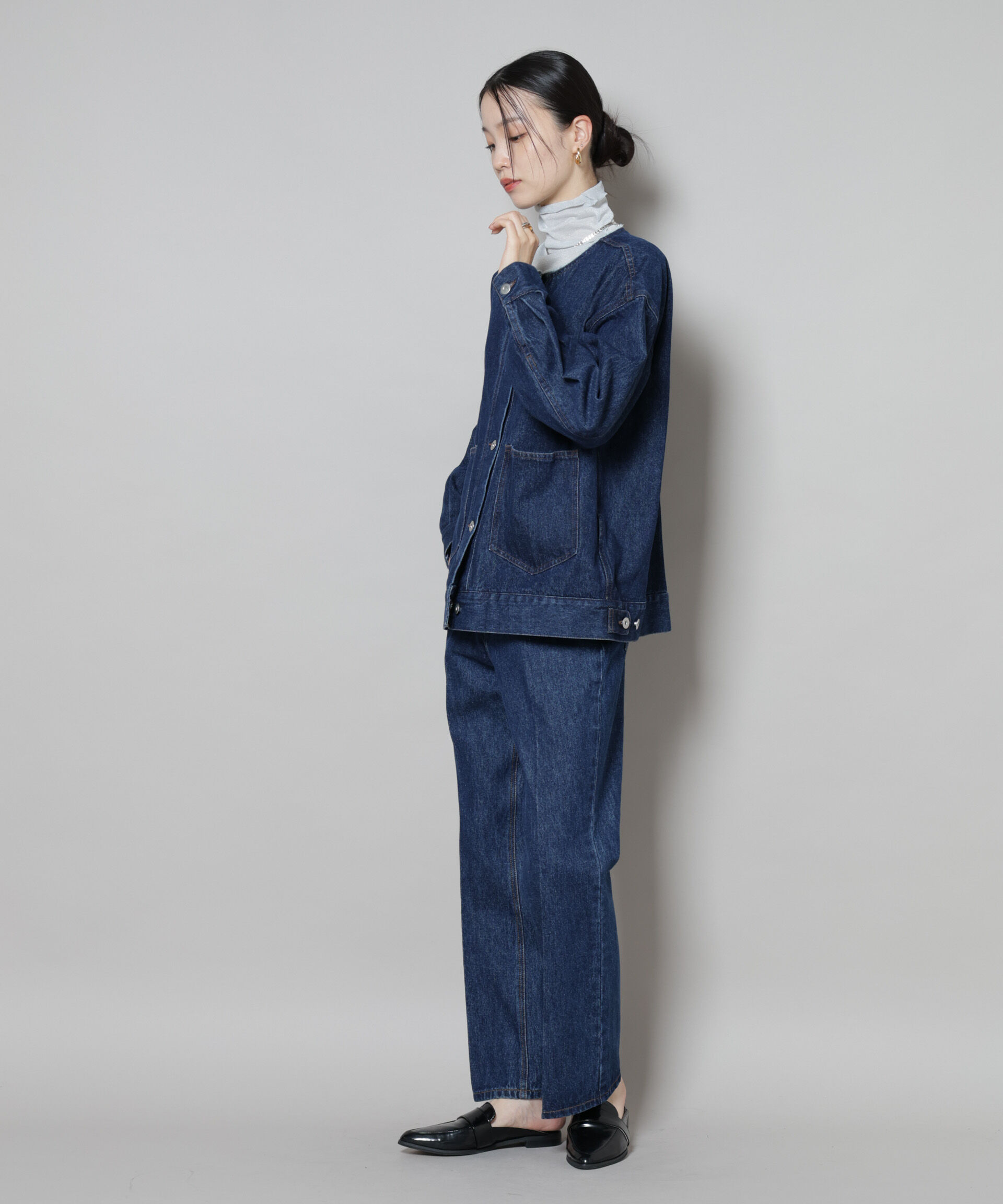 nano･universe「センタープレスデニム」|チノ|