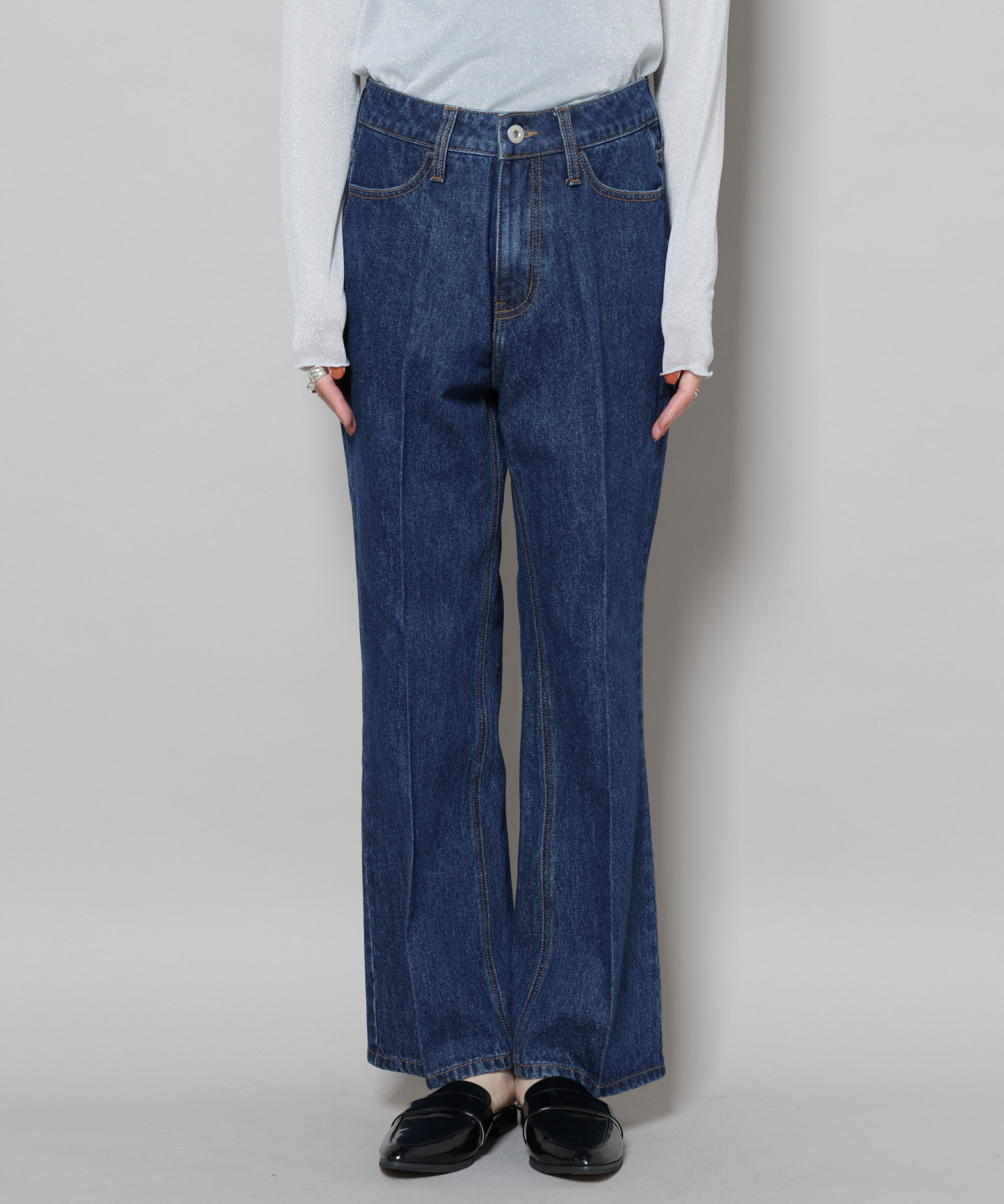 nano･universe「センタープレスデニム」|チノ|