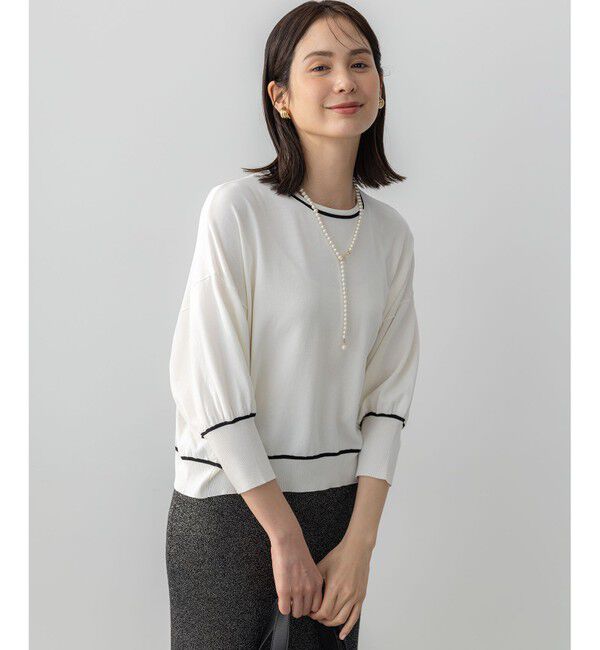 組曲「ドルマンスリーブ7分袖 ニットＴ」|ニット・セーター|