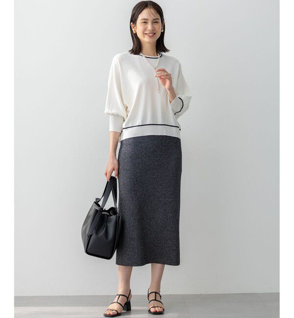 組曲「ドルマンスリーブ7分袖 ニットＴ」|ニット・セーター|