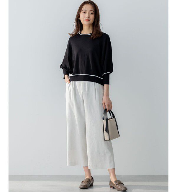 組曲「ドルマンスリーブ7分袖 ニットＴ」|ニット・セーター|