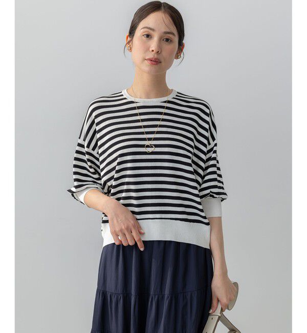 組曲「ドルマンスリーブ7分袖 ニットＴ」|ニット・セーター|