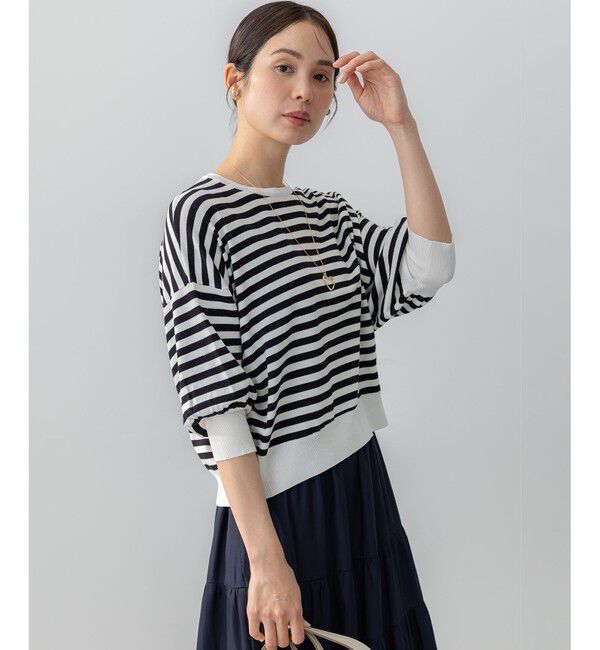 組曲「ドルマンスリーブ7分袖 ニットＴ」|ニット・セーター|