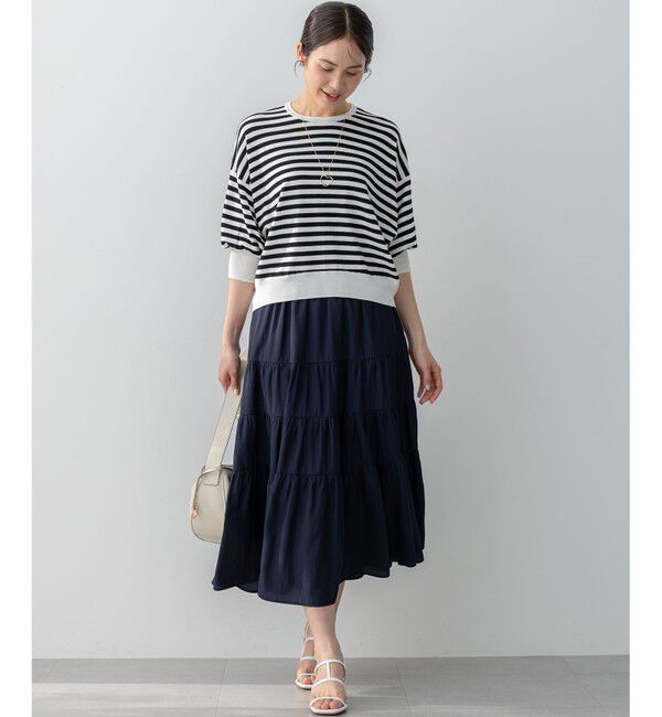 組曲「ドルマンスリーブ7分袖 ニットＴ」|ニット・セーター|