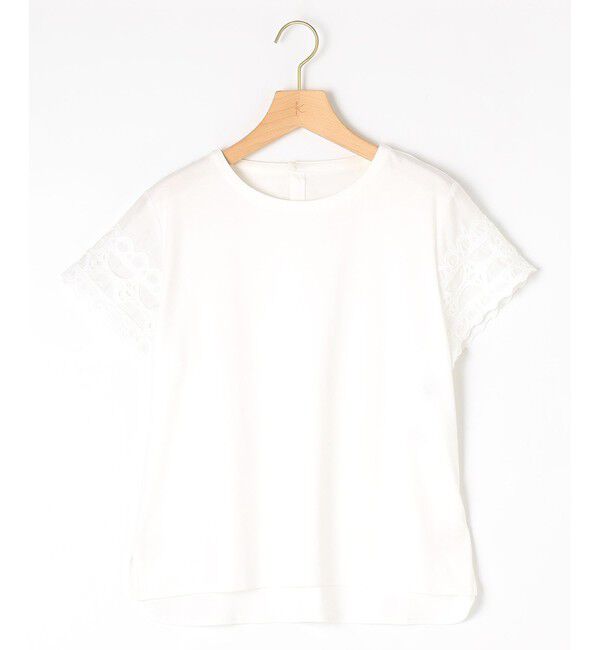 組曲「レーススリーブシルケット カットソー」|Tシャツ・カットソー|