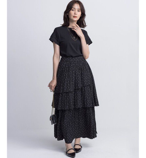 組曲「レーススリーブシルケット カットソー」|Tシャツ・カットソー|