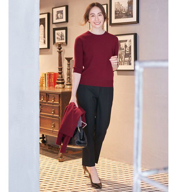 自由区「【吸湿発熱・Sサイズ有】ソフトウォーム テーパードパンツ」|その他|