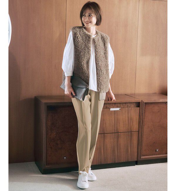 自由区「【カタログ掲載】ウールライクストレッチテーパード パンツ」|その他|